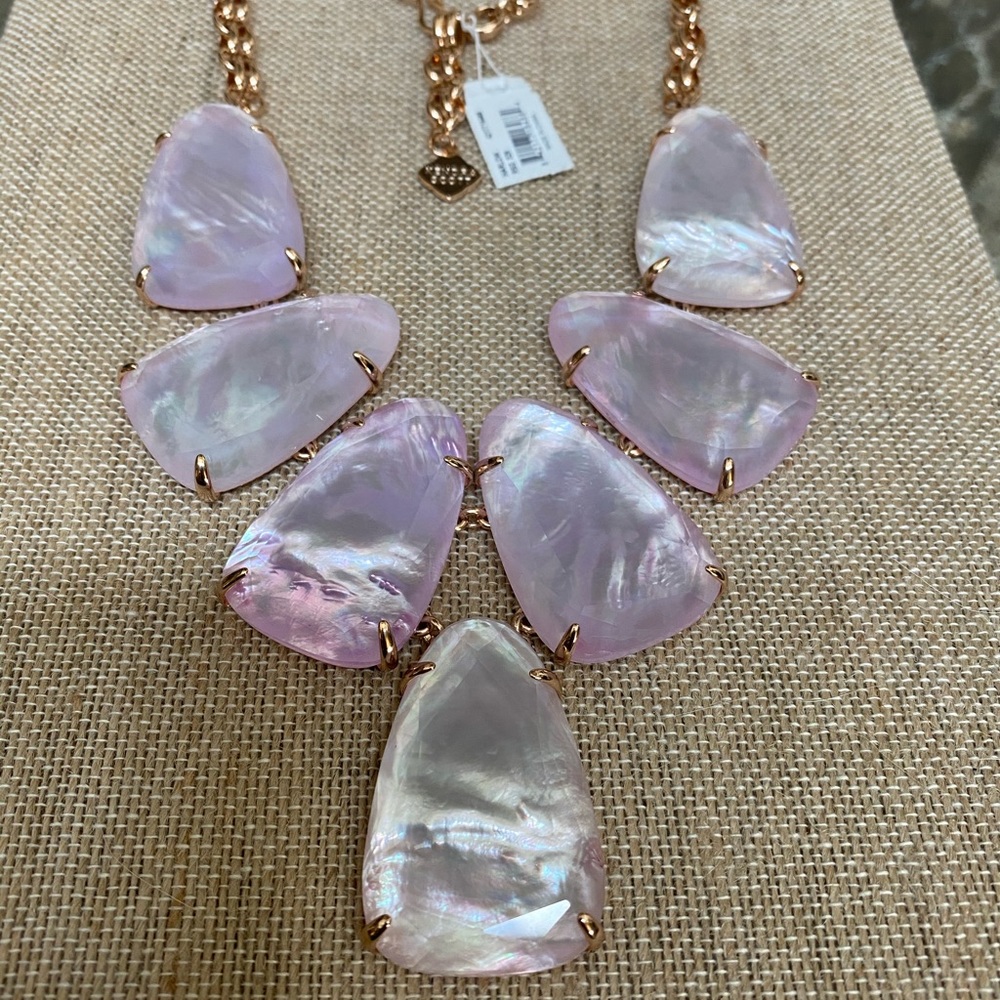 NWT Kendra Scott Harlow Rose Gold Lilac Blush pink